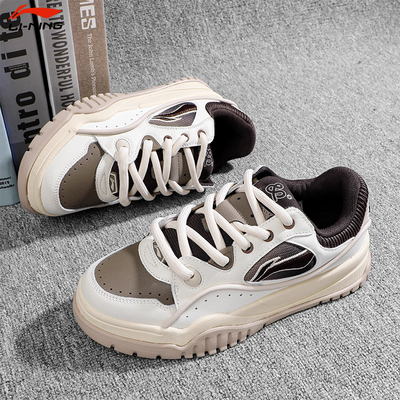 李宁布欧男鞋休闲鞋2025冬季新款