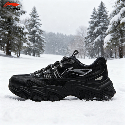 李宁2025冬季新款保暖休闲鞋