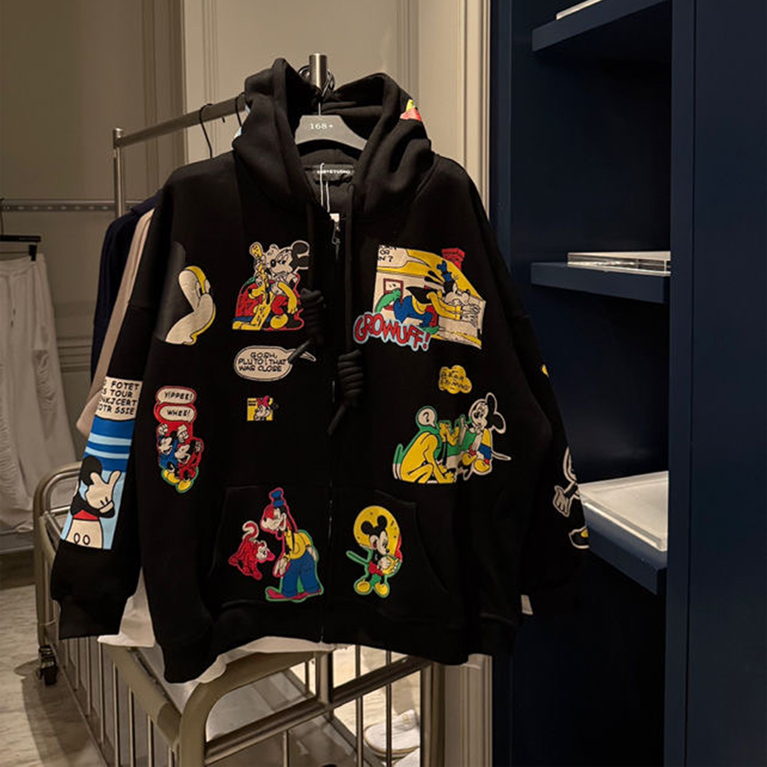 连帽拉链开衫卫衣外套女2025新款春秋款宽松慵懒chic港味复古上衣