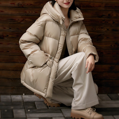 蓬松度750+95白鹅绒加厚羽绒服