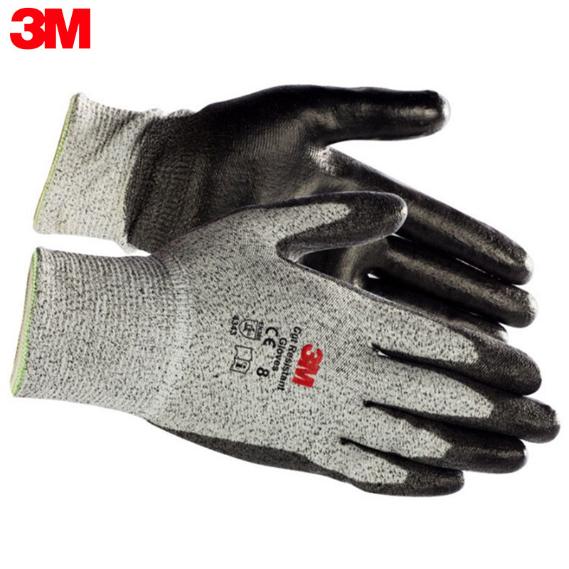 3M防割防滑耐磨工作劳保手套