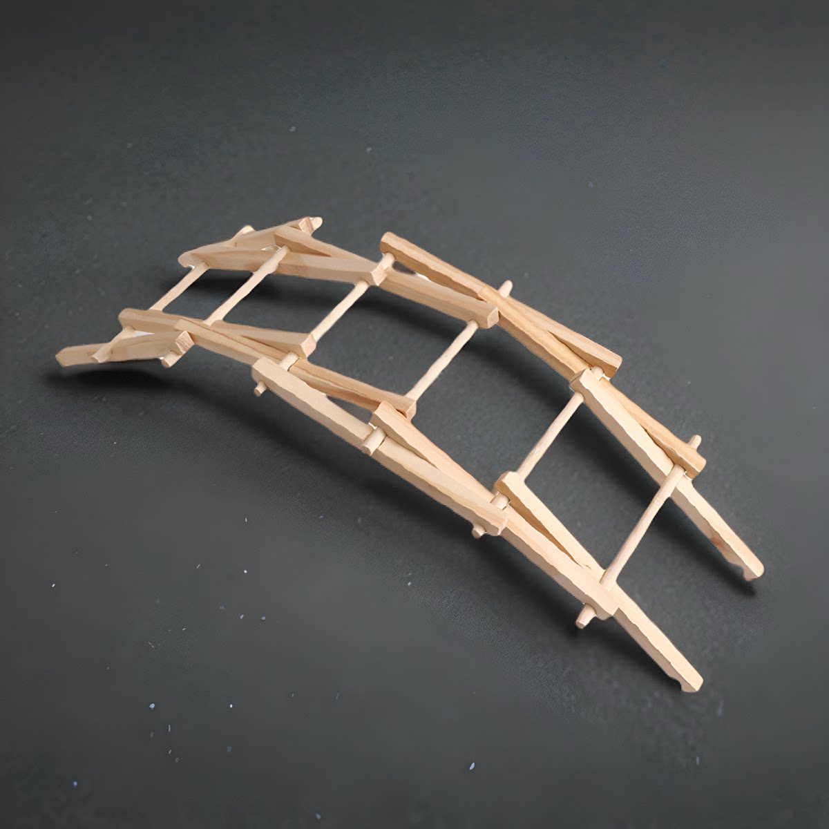 学生创意科教礼物科技展馆科学实验物理倍力桥木棍搭桥力学材料包