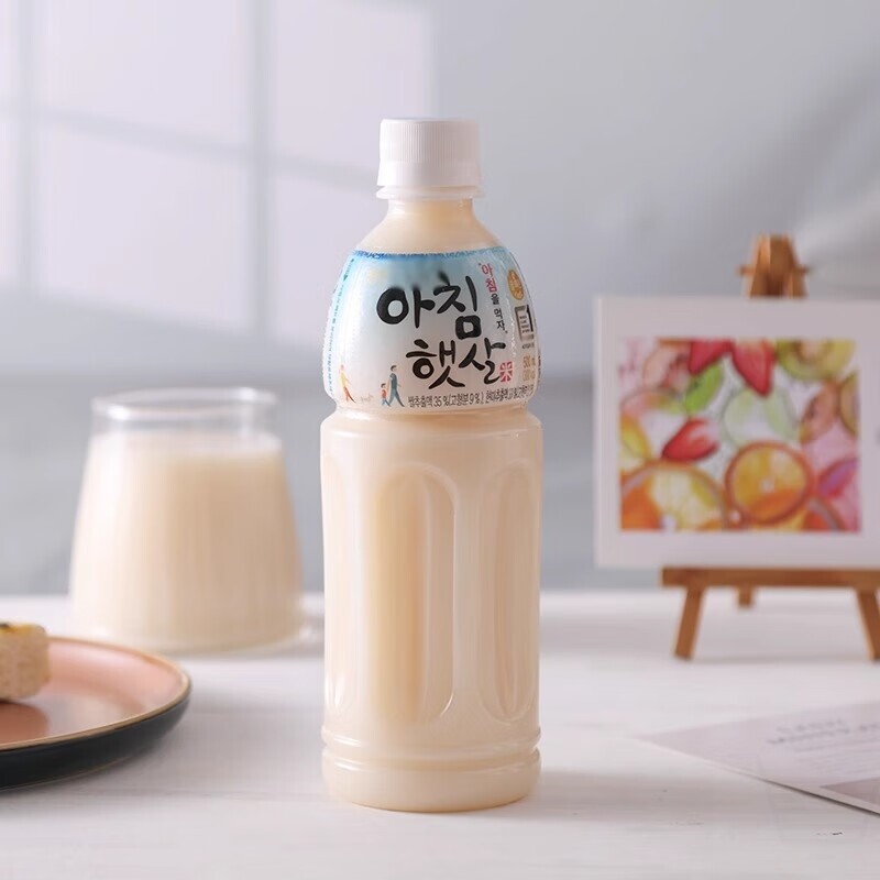 熊津韩国进口糙米汁1.5L 饮料玄米汁米露米酒大米味果汁饮品原装图片