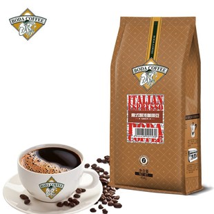 博达轻奢意大利咖啡豆 纯黑咖啡进口生豆新鲜烘焙 454g意式醇浓