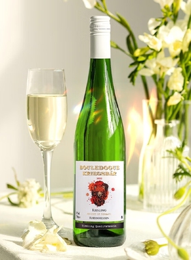 CANIS布多格德国原瓶进口 战熊雷司令半甜白葡萄酒 750ml单支装