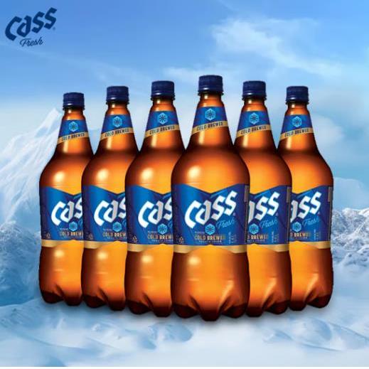 凯狮CASS清爽黄啤4.5度1.6L