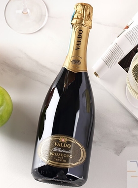 VALDO意大利普罗塞克绝干高泡葡萄酒 750ml 露营烧烤解腻