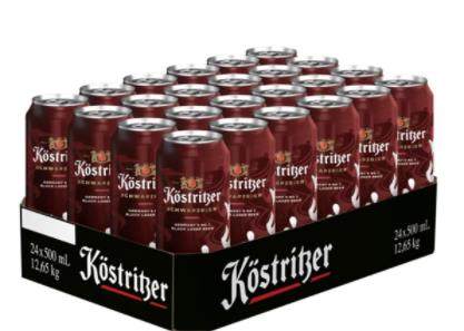 德国原装进口卡力特Kostritzer精酿黑啤酒500ml*24听焦香浓郁醇香