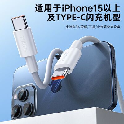 尊客PD快充双接口Type-C数据线