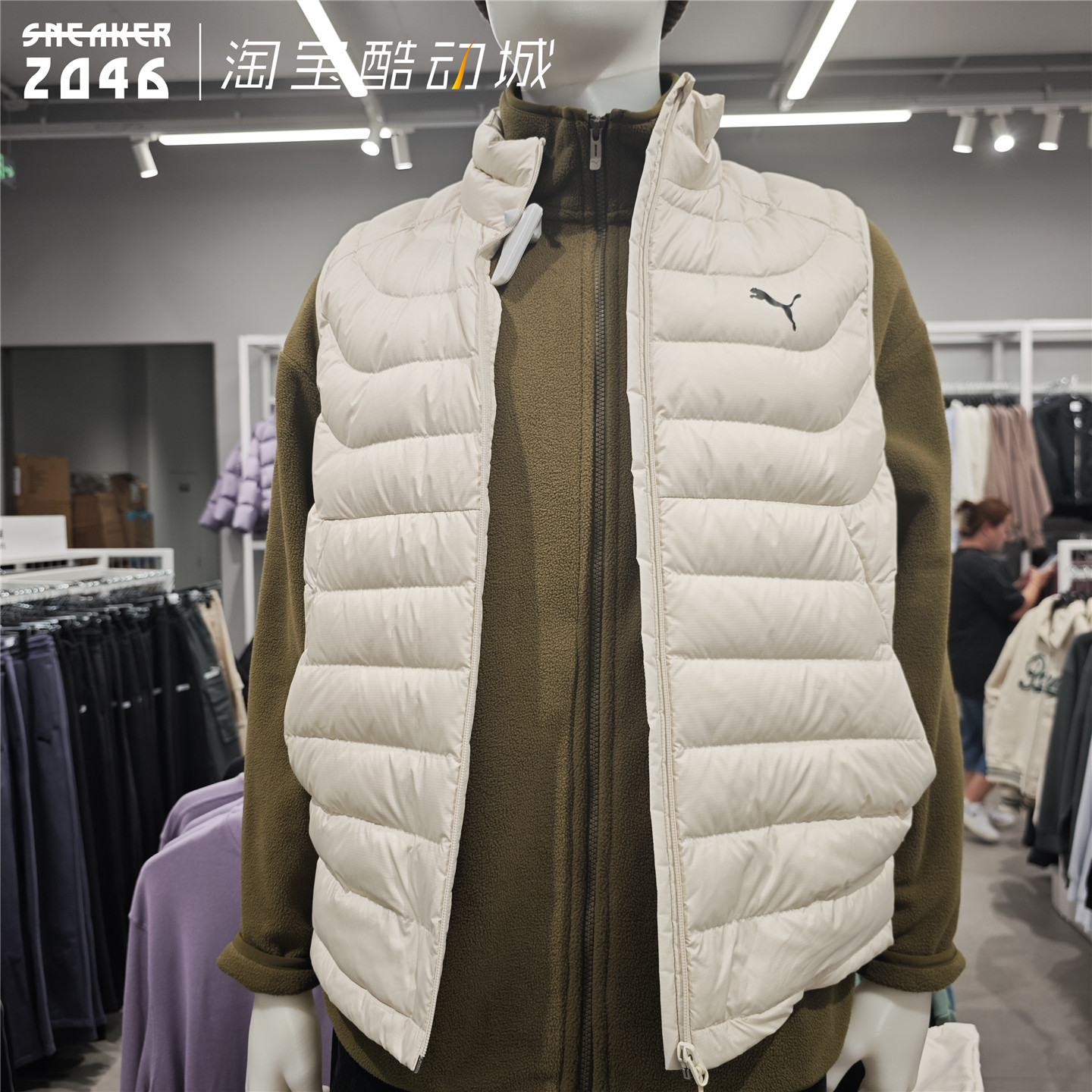 轻便运动保暖羽绒马甲背心外套图片