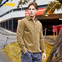 Jeep, джип, рубашка для отдыха, удерживающая тепло хлопковая вельветовая куртка, осенний