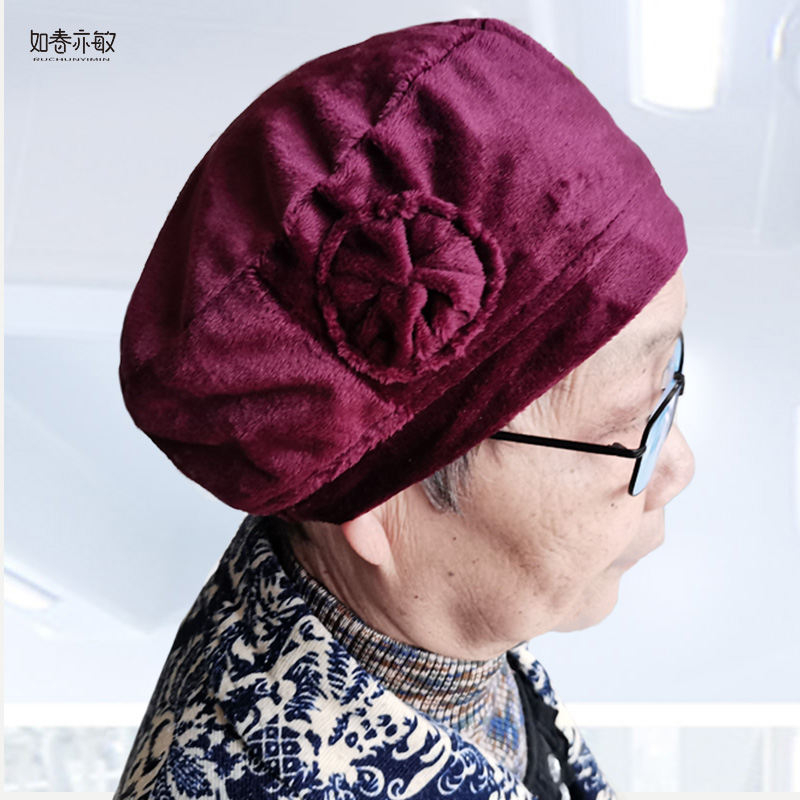 单帽子薄款老太太老太太单夏季