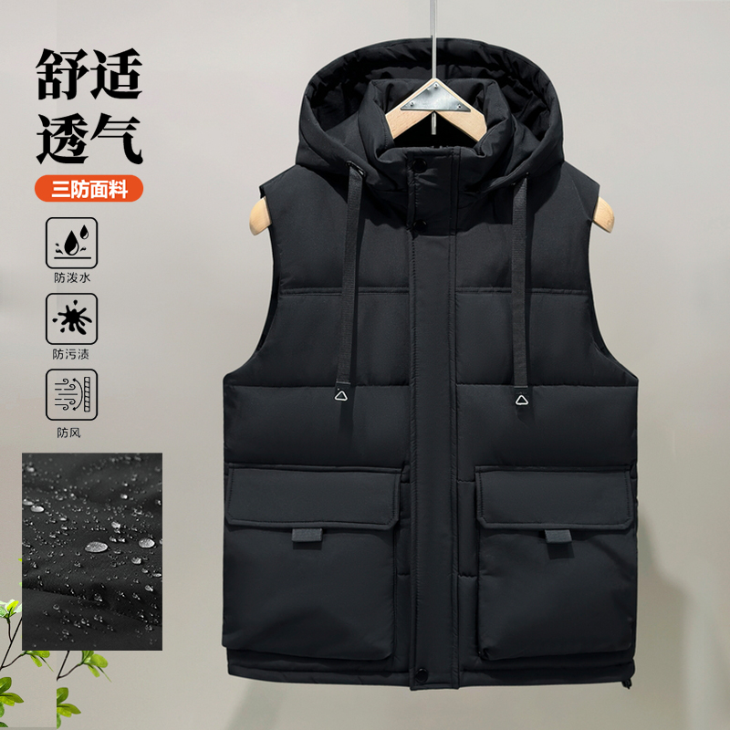 男士羽绒棉马甲冬季坎肩