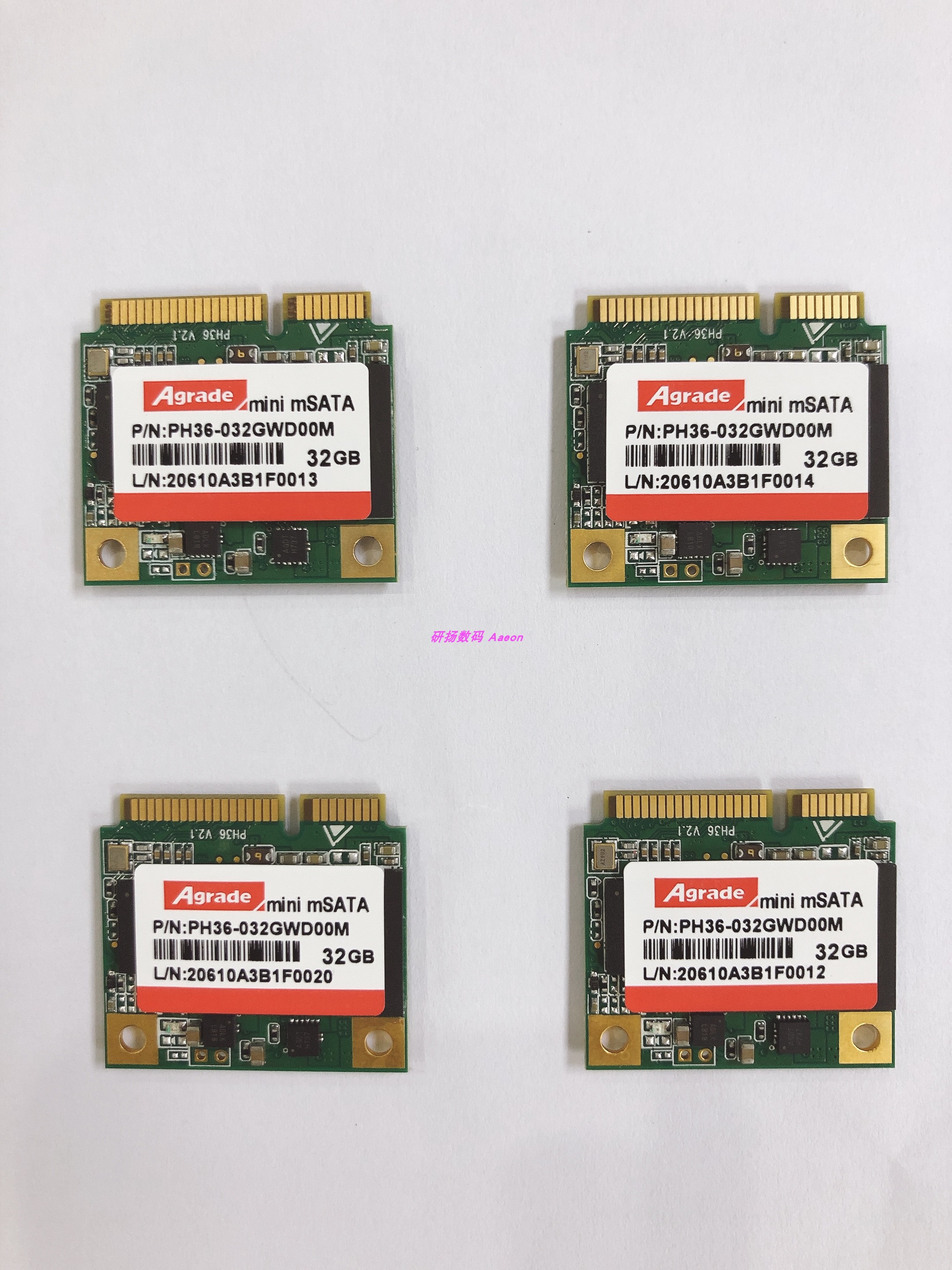 Agrade 工业级 Msata 32G  PH36-032GWD00M  宽温 固态硬盘 全新