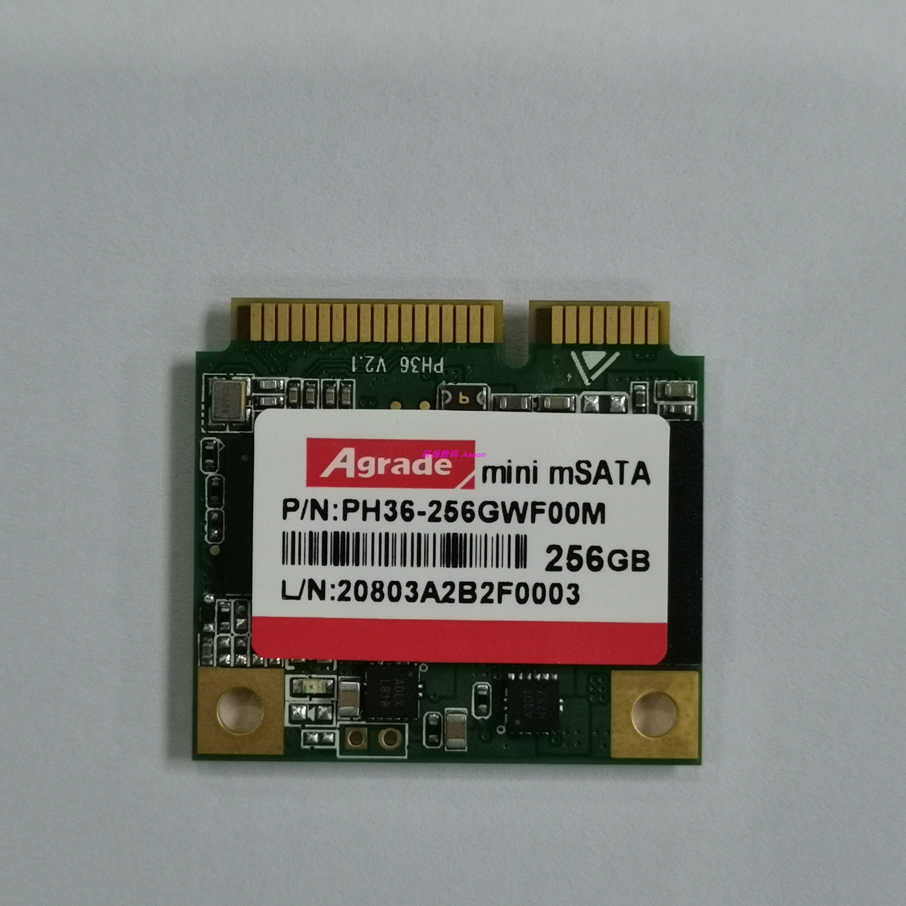 Agrade 工业级 Msata 256G PH36-256GWF00M 宽温 固态硬盘 全新