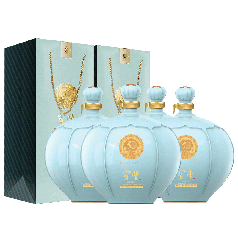 【酒厂直营】宝丰优质30 白酒50度清香型1100ML*4 坛装整箱酒
