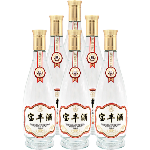 50度宝丰500ml*6河南白酒