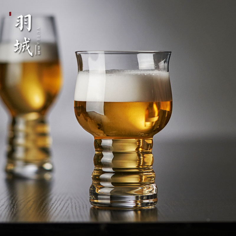 精酿啤酒杯水晶玻璃创意个性美式