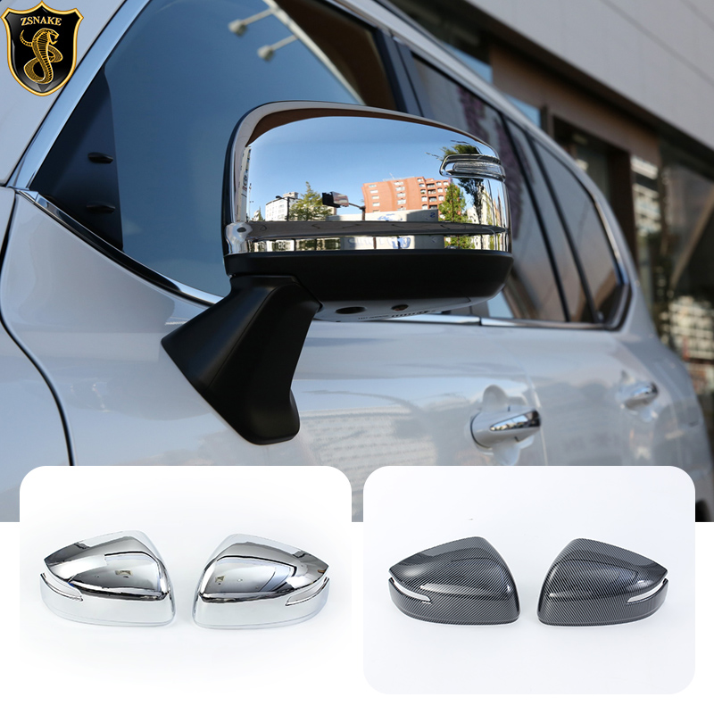 专用于丰田兰德酷路泽LC300后视镜罩外饰陆巡倒车镜盖外壳改装饰