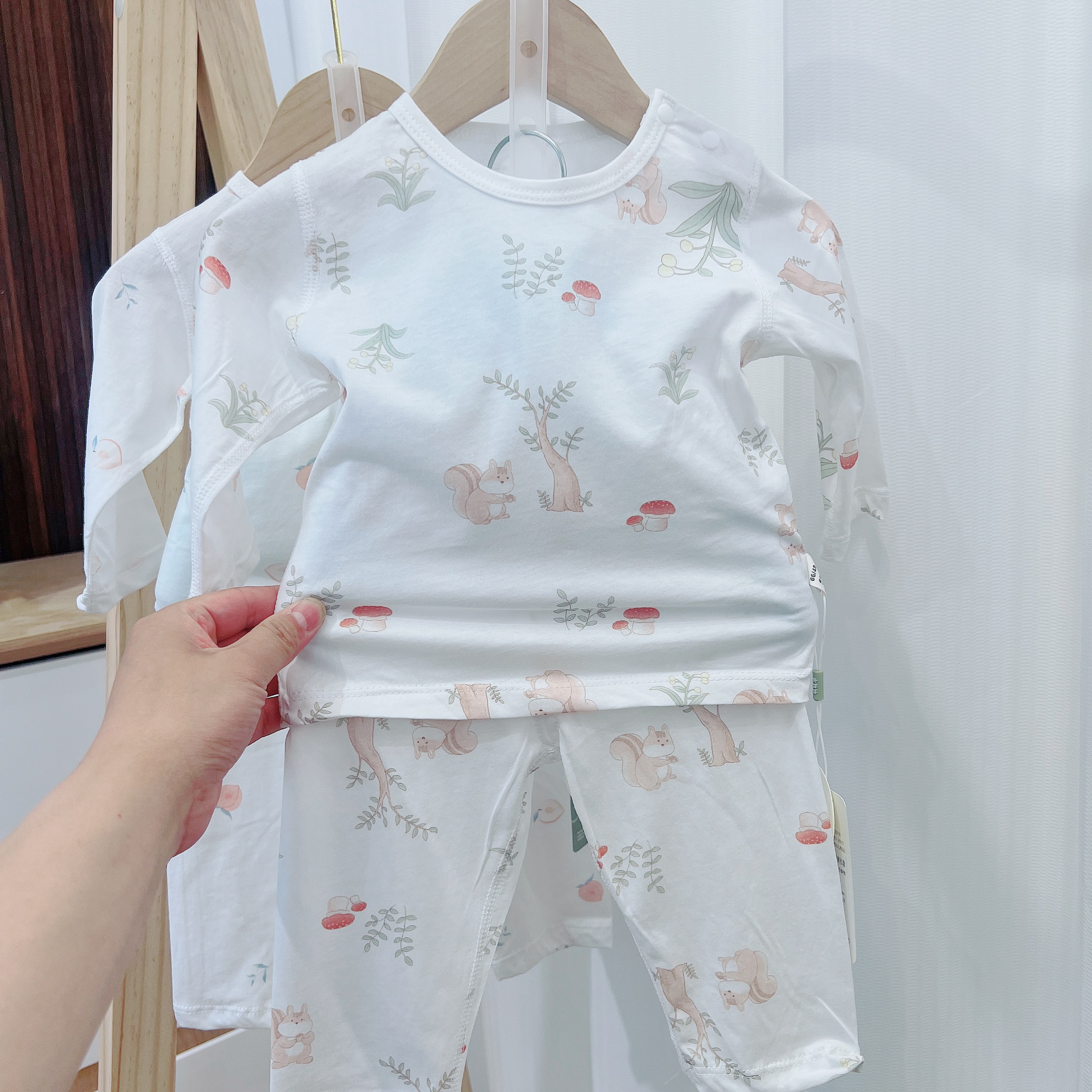 宝宝纯棉a类套头分体套装家居服88506夏季薄款婴儿轻薄透气空调服