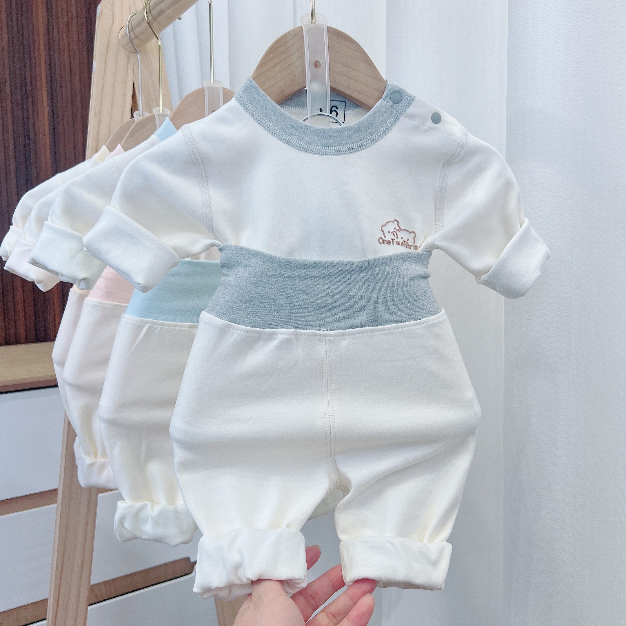 婴儿分体套装241A类婴儿新生儿婴幼儿长袖高腰分体打底护肚秋衣裤,童装/婴儿装/亲子装,内衣套装,淘宝优惠券,粉丝福利购,淘宝优惠卷