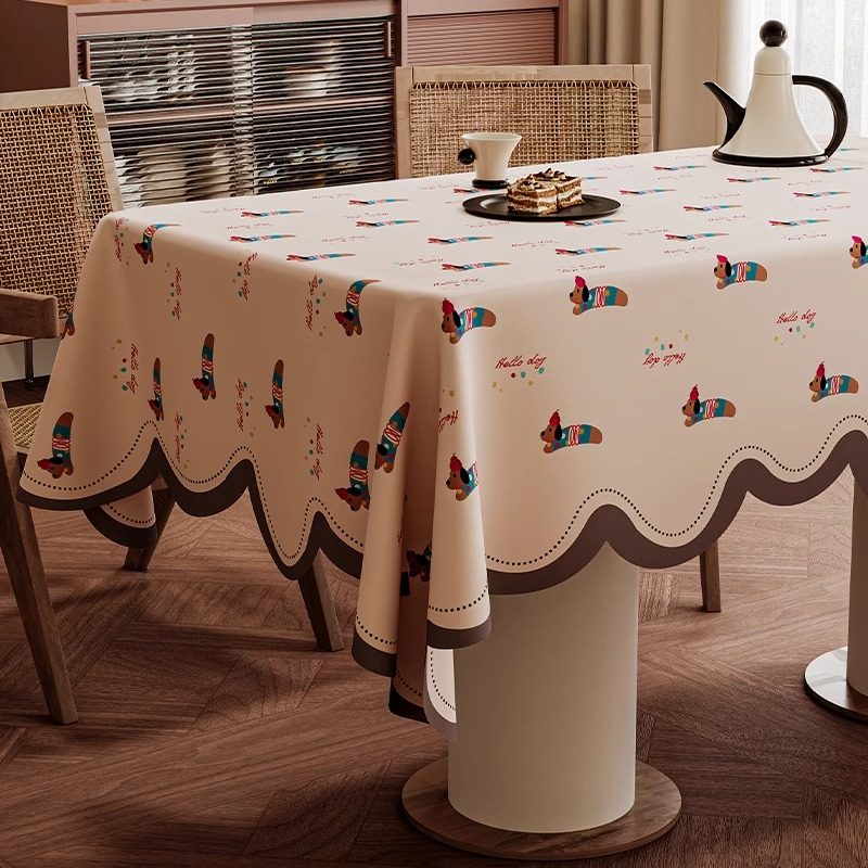 2025新款长方形餐桌布茶几台布桌面小羊皮免洗防水防油防烫桌布,居家布艺,桌布,淘宝优惠券,粉丝福利购,淘宝优惠卷