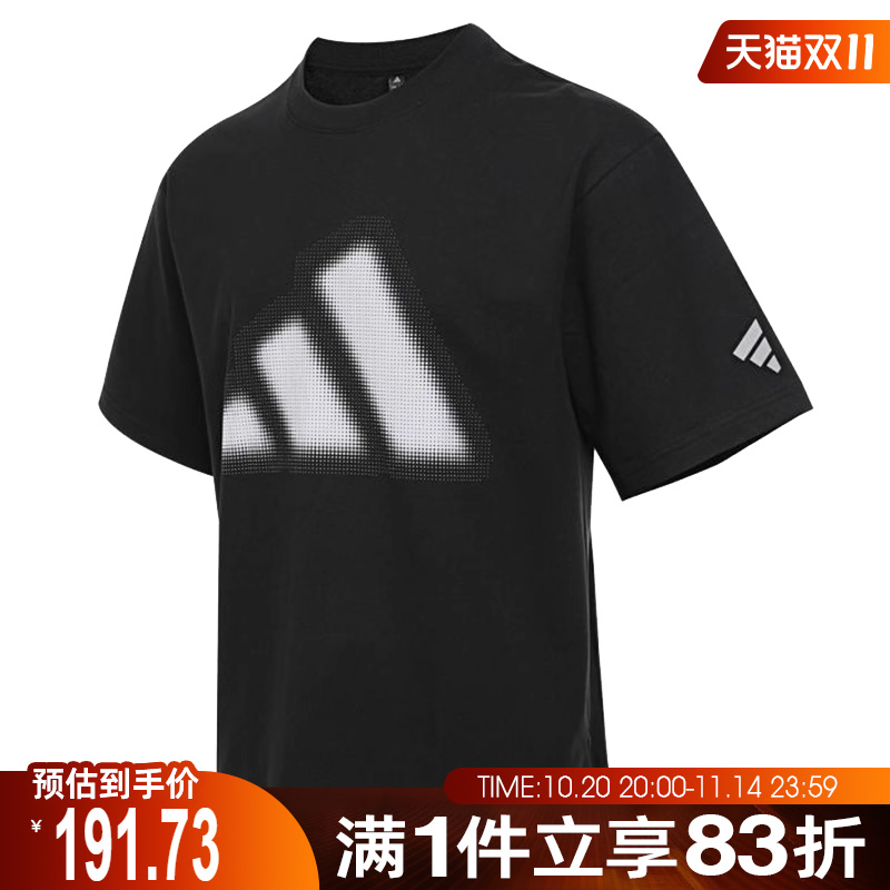 adidas阿迪达斯男子FOS GFX TEE SS运动休闲短袖T恤KF0676