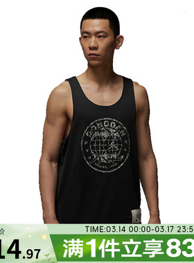 NIKE耐克男子AS M J DF SPRT R运动休闲无袖T恤HV1255-045