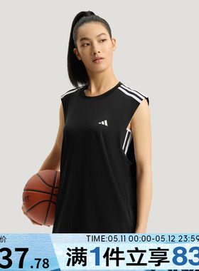adidas阿迪达斯男女BB ALWRLD 速干篮球运动休闲无袖T恤KE5906