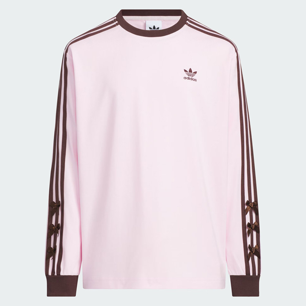 adidas阿迪达斯三叶草女大童三条纹运动休闲圆领长袖T恤HY2162,童装/婴儿装/亲子装,T恤,淘宝优惠券,粉丝福利购,淘宝优惠卷