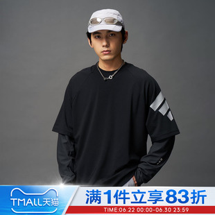 adidas阿迪达斯男子FUSTL M TEE SS3宽松运动休闲短袖T恤KH1485