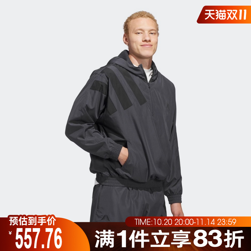 adidas阿迪达斯男子ANTED ANORAK运动健身夹克外套KC1611