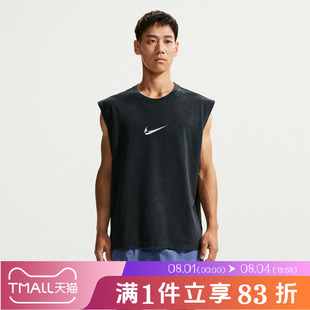 NIKE耐克男子AS TEE LSE SLVLS TRAIN运动休闲无袖T恤IM6145-010