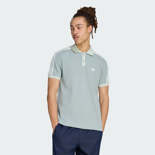 adidas阿迪达斯三叶草男子WAFFLE POLO运动休闲短袖T恤KX1231
