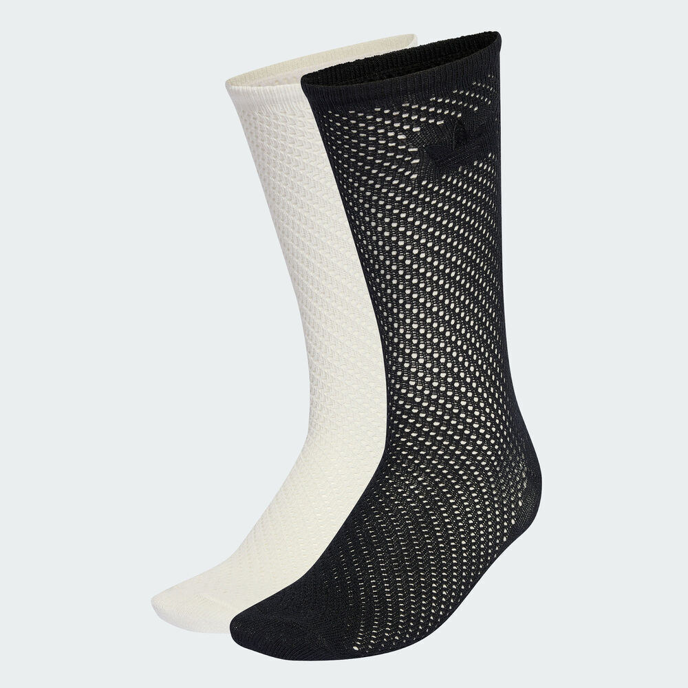 adidas阿迪达斯三叶草男女运动袜纹理感编织舒适袜子KD8398