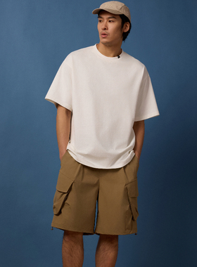 FOSS FLAND梭织短裤速干休闲户外健身运动男款2025透气