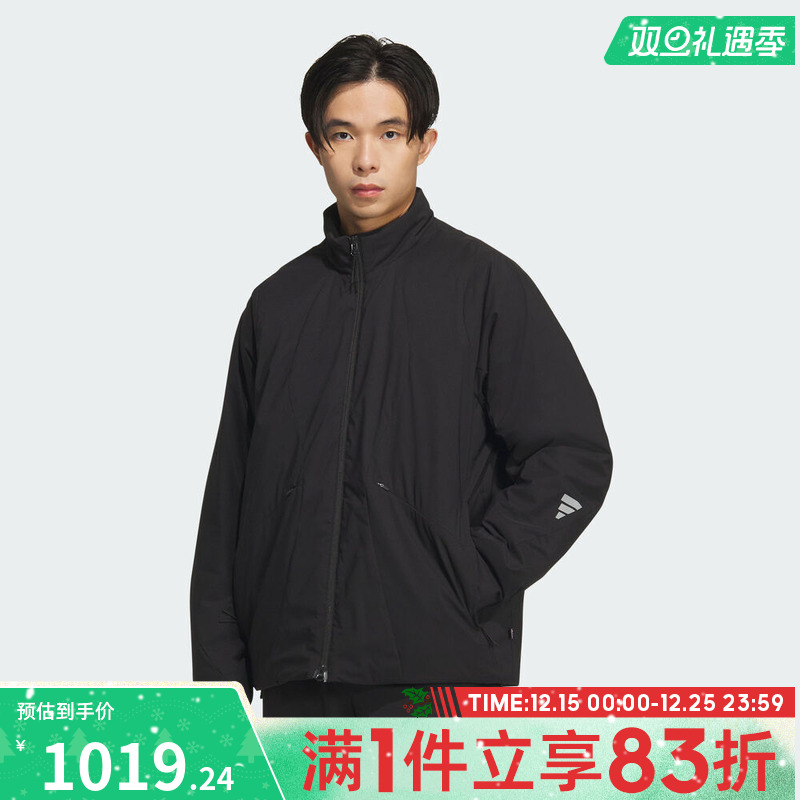 adidas阿迪达斯男子FOS运动休闲立领棉服外套KC2567