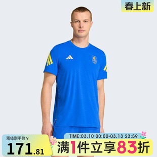 adidas阿迪达斯男子BM26 SS TEE M运动休闲短袖T恤KE8454