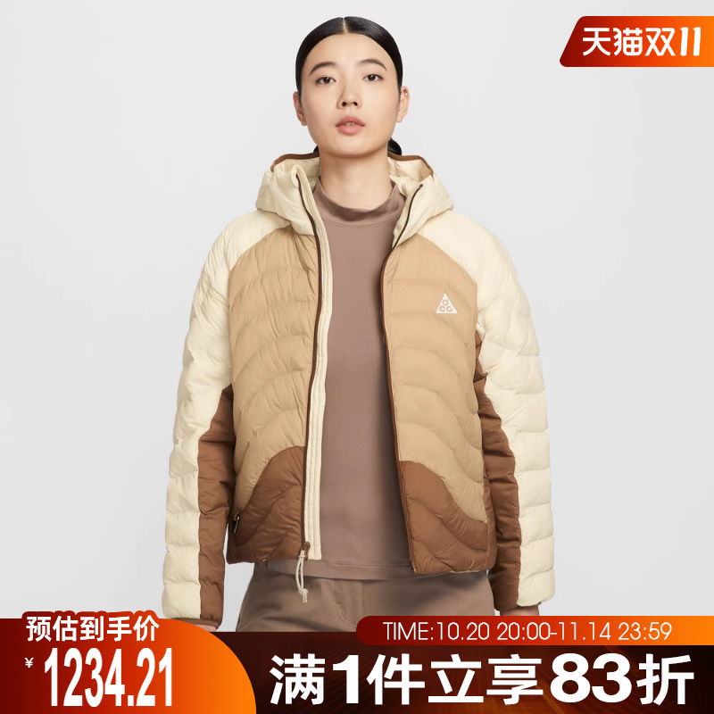NIKE耐克女子运动休闲棉服外套HM9964-229