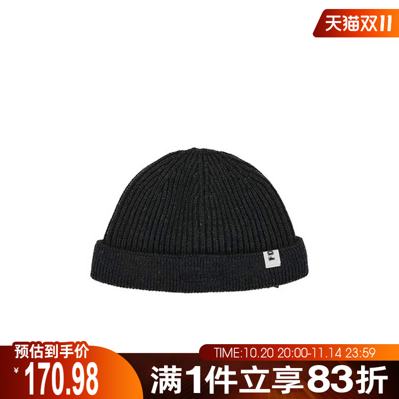 foss潮牌男款帽子运动休闲日系风格保暖针织毛线帽