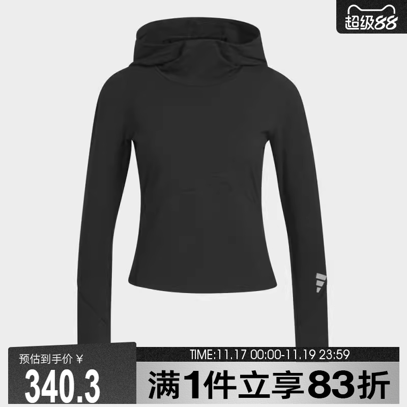 adidas阿迪达斯女子FUSTL W LS TEE运动休闲长袖T恤KC5805