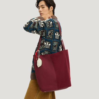 adidas阿迪达斯三叶草男女运动休闲拎包挎包KH0282