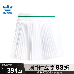 adidas阿迪达斯三叶草女子PLEAT SKIRT运动休闲半身裙JM4730