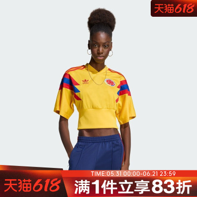 adidas阿迪达斯三叶草女子COLOMBIA BB JSY运动休闲短袖T恤KE2294