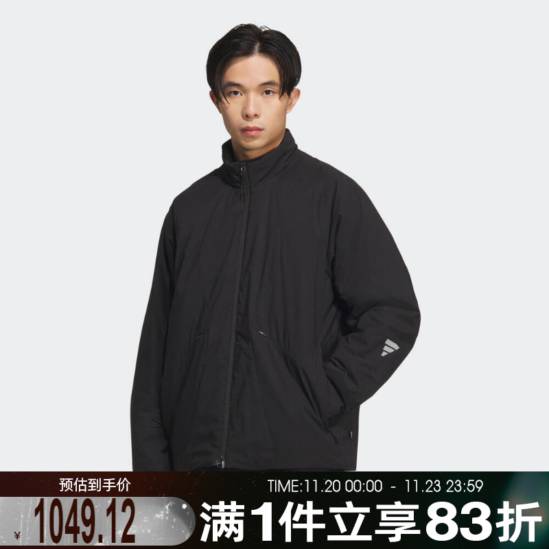 adidas阿迪达斯男子FOS运动休闲立领棉服外套KC2567