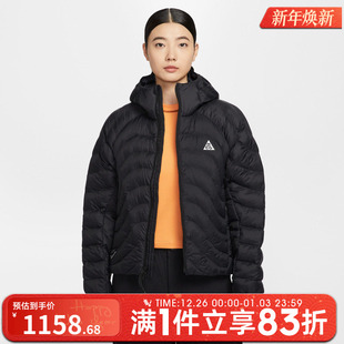 NIKE耐克女子ACG运动户外休闲连帽棉服外套HM9964 010