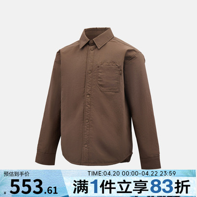 NIKE耐克男子jordan运动休闲翻领长袖衬衫IM9720-237