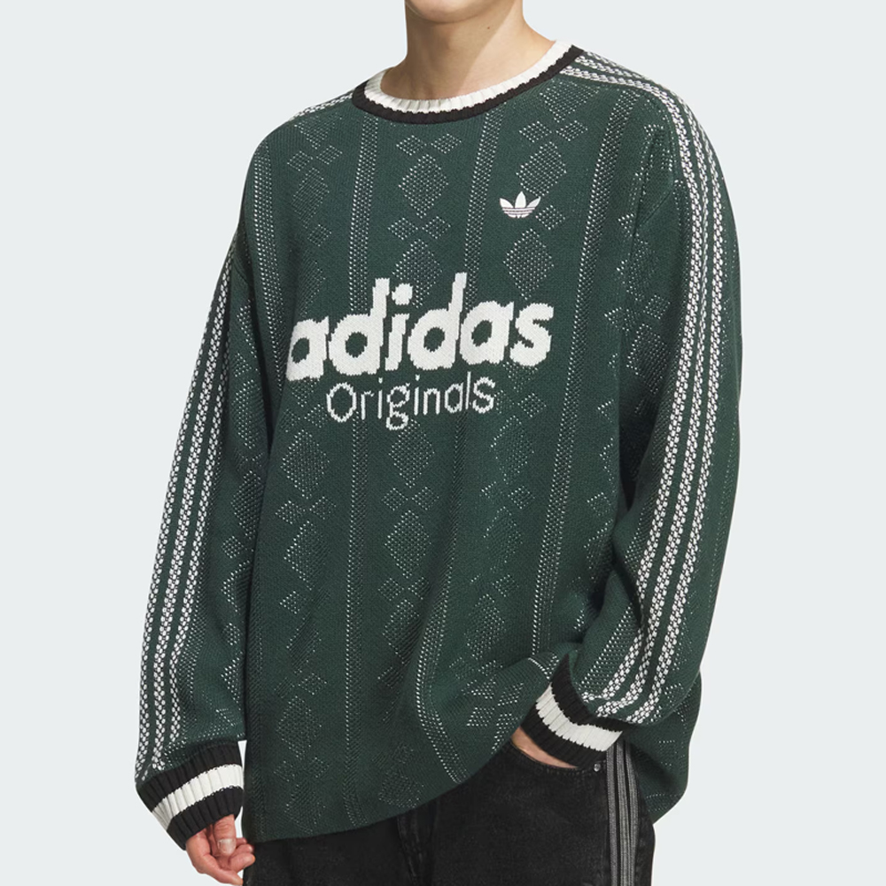 adidas阿迪达斯三叶草男子RS U SWEATER毛衣套头衫KS5957
