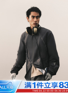 adidas阿迪达斯FOS男子外套先锋攻壳机能夹克梭织运动上衣KU5309