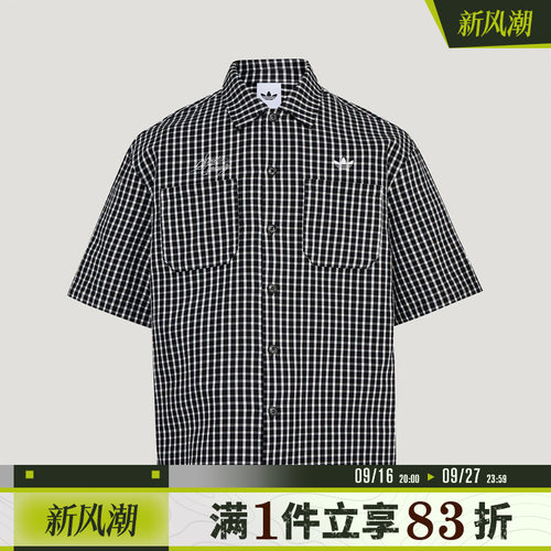 adidas阿迪达斯三叶草男子OG SHIRT运动休闲短袖衬衫LD3862